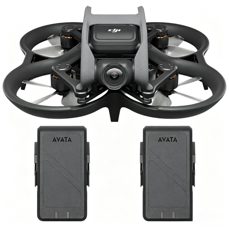Drone Ndvi - 90%新品同様のDJI Avataドローン。高性能バッテリー2個付属。