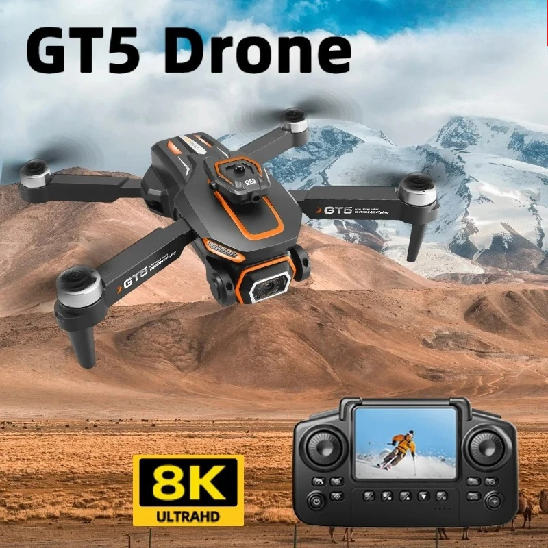 Drone Surveying - オリジナルGT5ミニドローン 4Kプロフェッショナル 8K HDカメラ スクリーン付き ブラシレス