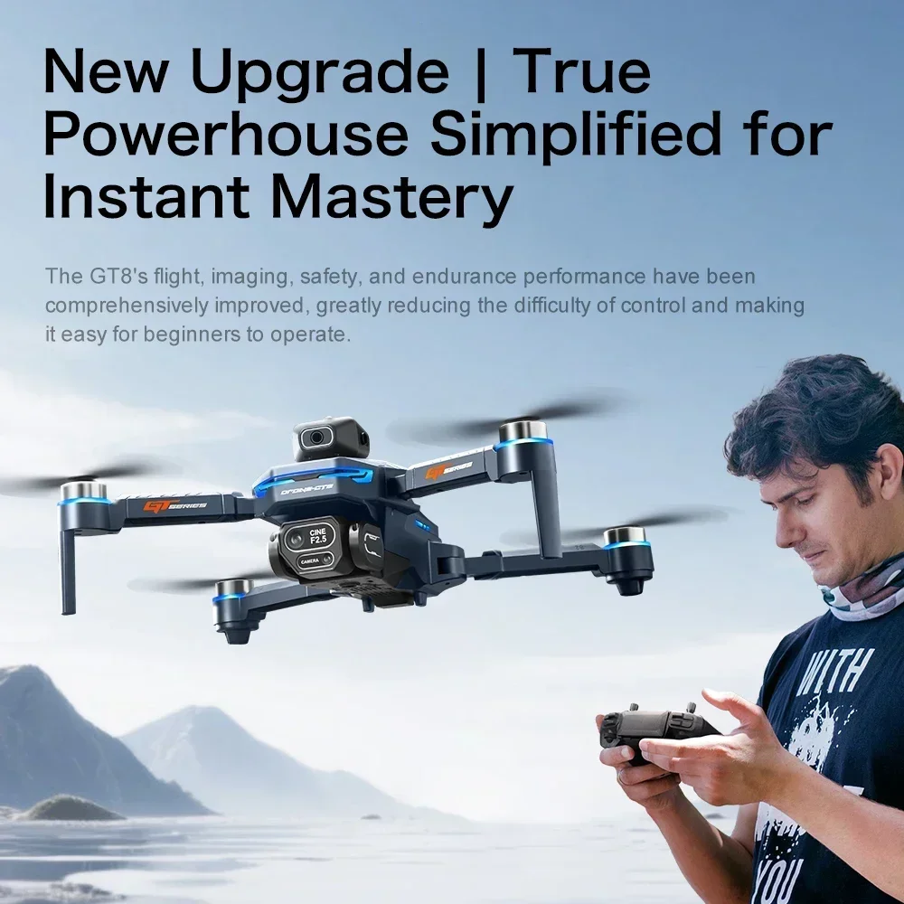 ドローン 4K HD GT8 カメラ障害物回避航空写真ブラシ - Drone Thermal Imaging のレビューと価格