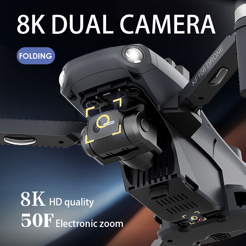 2022 新 KF106 最大ドローン 8K プロフェッショ - Drone Surveying のレビューと価格
