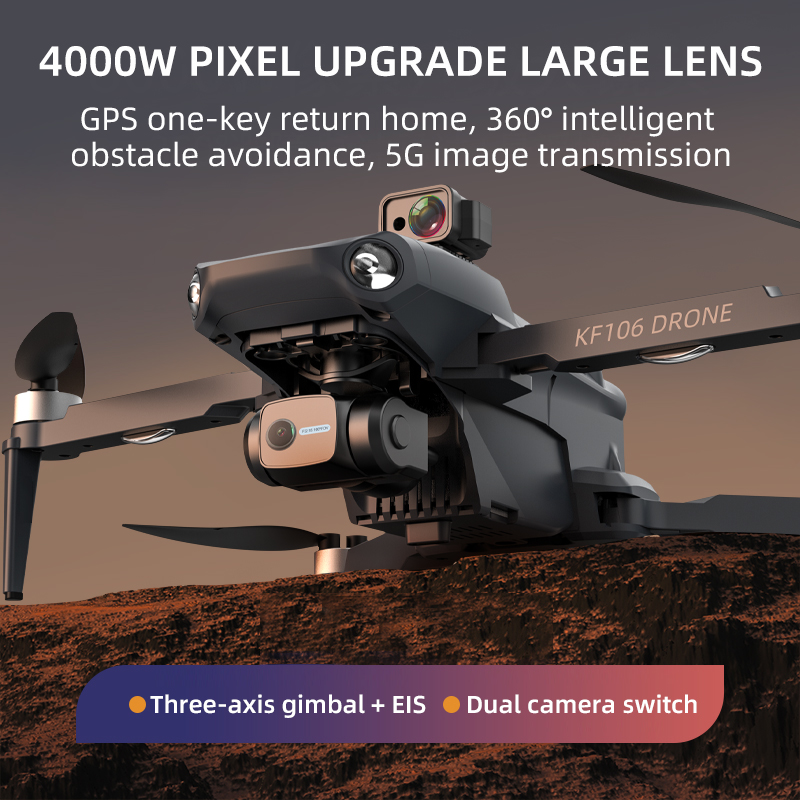 2022 新 KF106 最大ドローン 8K プロフェッショ - Drone Surveying のレビューと価格