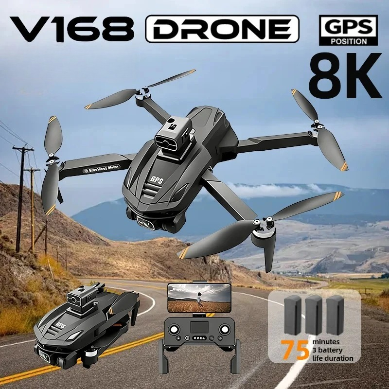 オリジナルV168 GPS搭載プロフェッショナルドローン。8 - Drone Surveying のレビューと価格