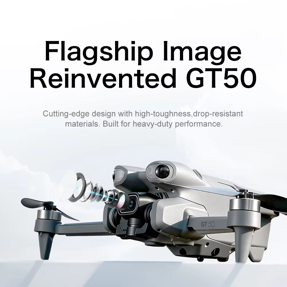 オリジナルGT50ドローン FPV 4K プロフェッショナル - Drone Surveying のレビューと価格