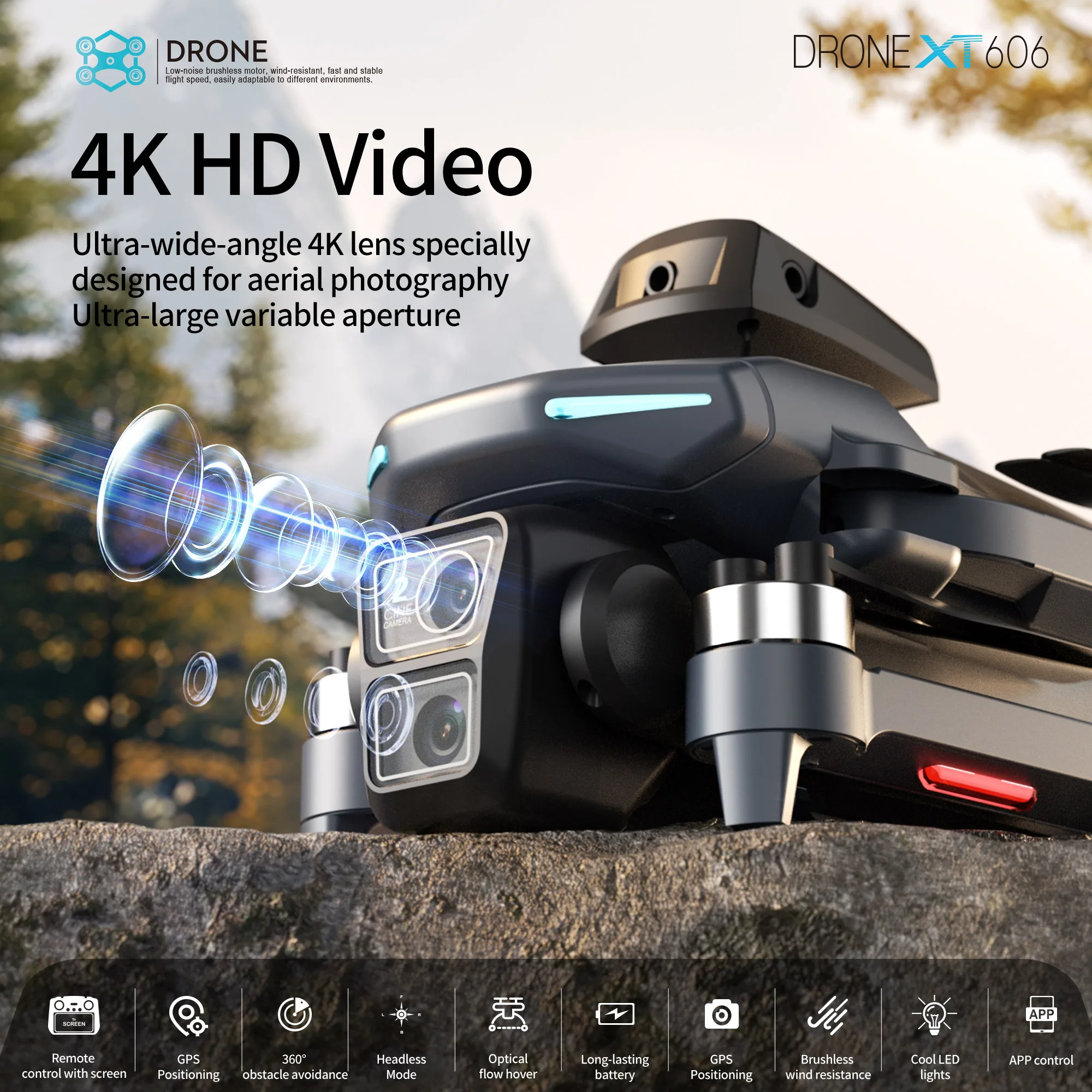 XT606 MAX GPSドローン 4Kプロフェッショナル  - Drone Surveying のレビューと価格